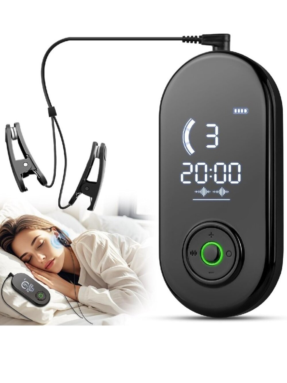 Ear Clip Device for Stress Relief